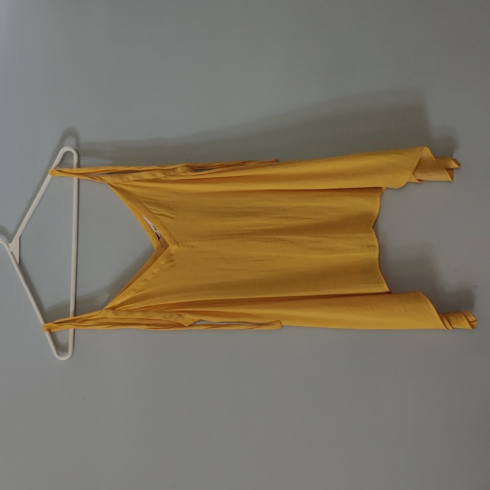Zara Silky Bright Yellow Gold Camisole